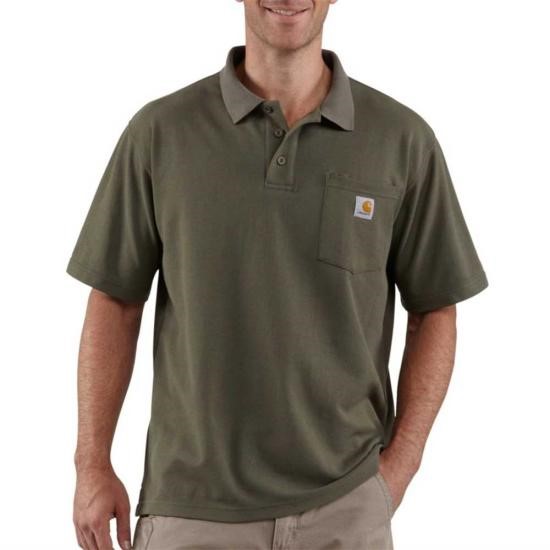 ***ONLY ONE 3XL-TALL LEFT***Carhartt Contractor's Work Pocket Polo S/S Shirt