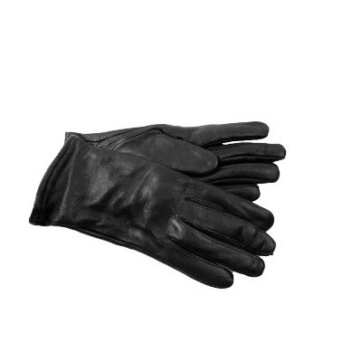 Wiebke Ladies' Dress Full Grain Deerskin Lined Glove - Black