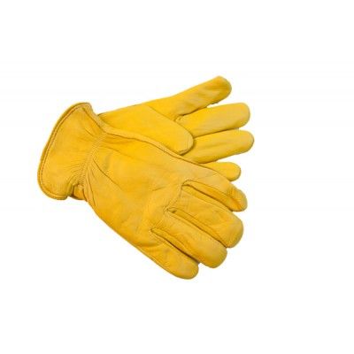 Wiebke Men's Full Grain Deerskin Lined Glove - Tan