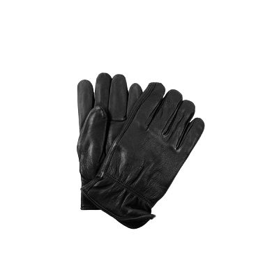 Wiebke Men's Full Grain Deerskin Lined Glove - Black