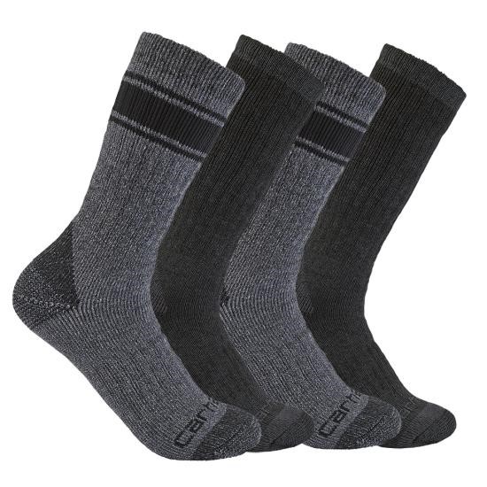 Carhartt Heavyweight Wool Blend Crew Sock - 4 Pack