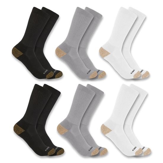 Carhartt Midweight Crew Sock - 6 Pack