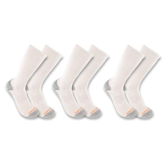 Carhartt Women's Midweight Cotton-Tencel™ Comfort Crew Sock - 3 Pack