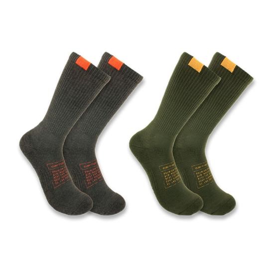 Carhartt Midweight Supply Crew Sock - 2 Pack