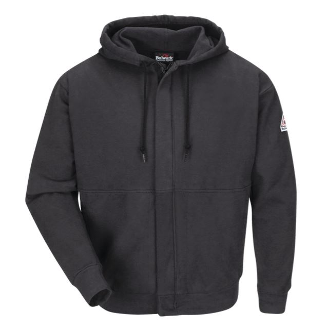 Bulwark FR Zip Front Hooded Sweatshirt