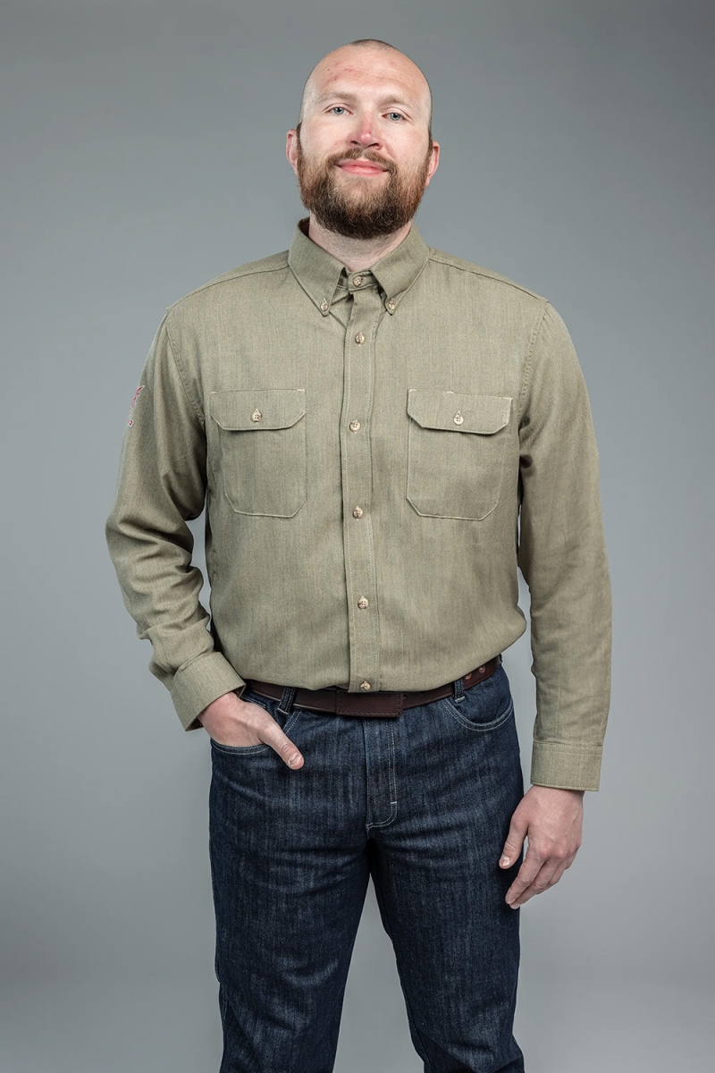DriFire FR DH Air Vented Work Button Front L/S Shirt