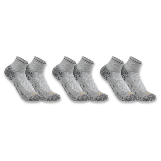 Carhartt FORCEÂ® Performance Work Quarter Length Socks - 3 Pack