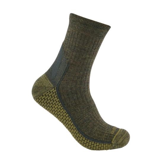 Carhartt Force Grid Midweight Synthetic-Merino Wool Blend Short Crew Sock