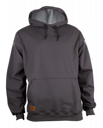 NSA DRIFIREÂ® FR TECGENÂ® Heavyweight Thermal Lined Hooded Pullover Sweatshirt - Charcoal Gray