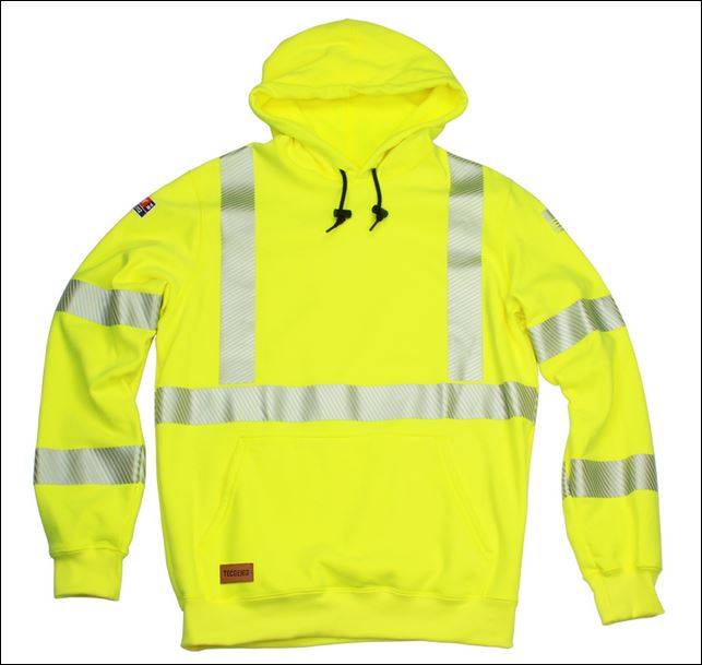 NSA DRIFIREÂ® Women's FR TECGEN Hooded Pullover Sweatshirt - Hi-Vis Yellow