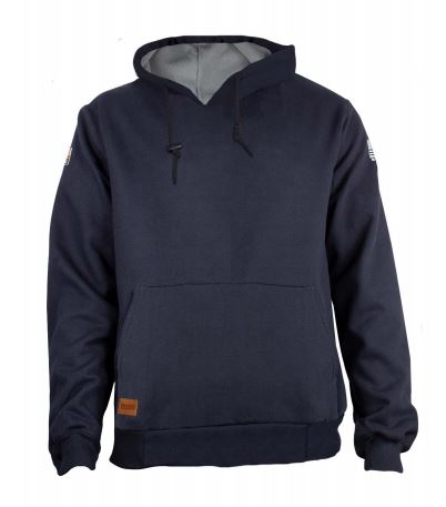 NSA DRIFIREÂ® FR TECGENÂ® Thermal Lined Heavyweight Hooded Pullover Sweatshirt - Navy