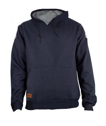 NSA DRIFIREÂ® Women's FR Thermal Lined Heavyweight Hooded Pullover Sweatshirt - Navy