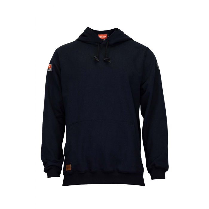 NSA FR Double Thick Zip-Front Hooded Sweatshirt - Navy