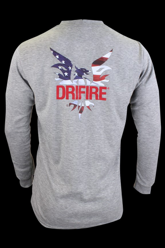 NSA FR DRIFIRE PHOENIX POWER DRY L/S SHIRT - GREY