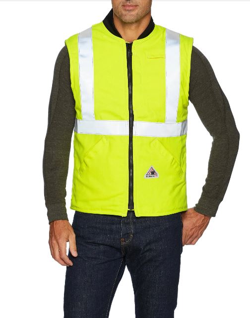 Bulwark FR HI-VIS Class 2 Insulated Vest - Hi-Vis Yellow