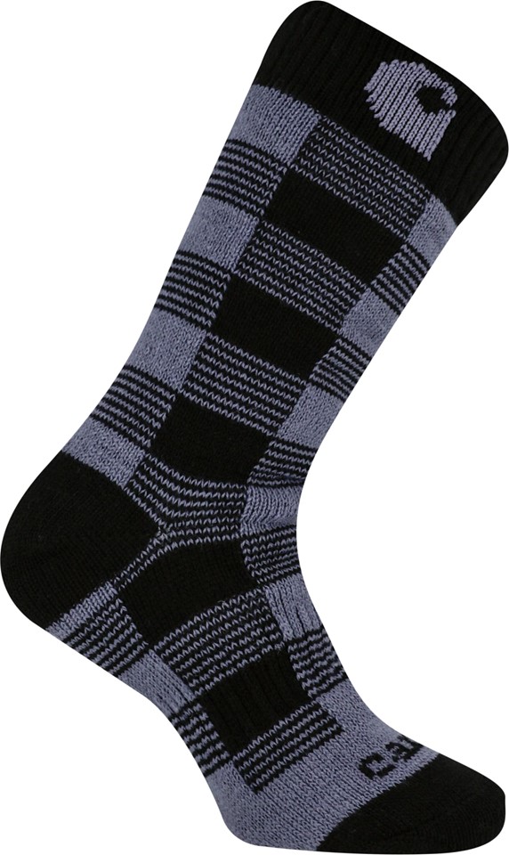 *SALE* ONLY BLUE & BURGUNDY LEFT!! Carhartt Socks Women's Cold Weather Sherpa Lined Thermal Crew - 1 Pack